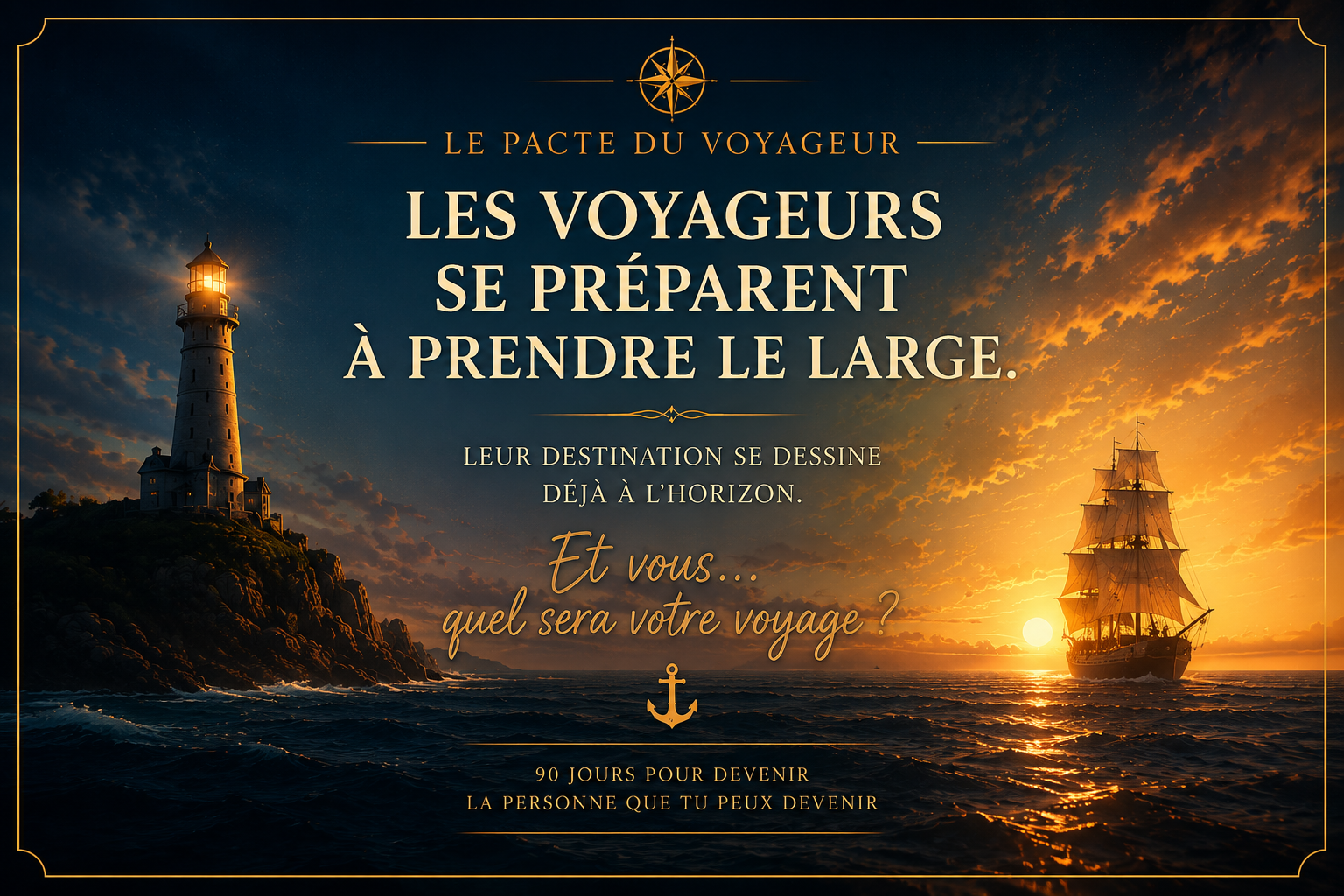Le Pacte du Voyageur — les voyageurs se préparent